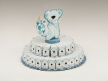 "Teddy Bear Baby Shower Centerpiece & Favor Boxes"