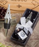 From Paris with Love Collection Eiffel Tower wine bottle stopper favors