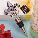 Murano Collection Fleur De Lis Wine Bottle Stopper