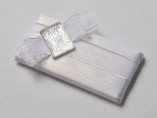 Mirelli Chocolate Wedding Favors, Silver Decorated