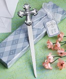 Cross Design Letter Favors