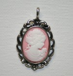 Cameo Pendant-Antique Finish