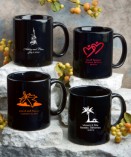 Black Ceramic Coffee Mug