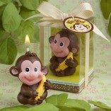 Adorable Monkey Candle Favor