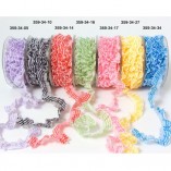RIBBON - Elastic/Plaid Truffle - 359 3/4"x15y
