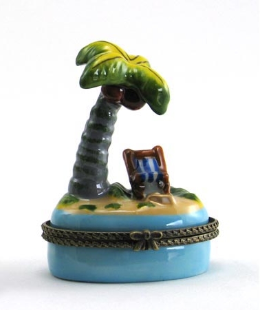 Palm Tree Trinket Box