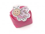 Mirelli Chocolate Baby Shower Favors, Pink Ladybug