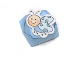 Blue Ladybug Topped Double Wrapped Decorated Mirelli Chocolate