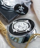 Elegant Reflections Collection Fleur de Lis Mirror Compacts 